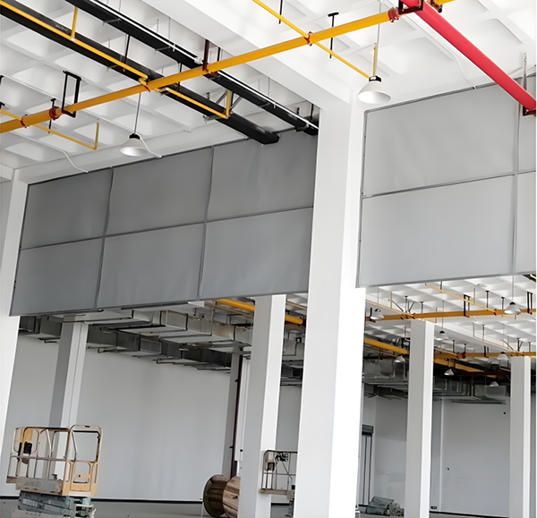 防火布齐干却勒街道挡烟垂壁